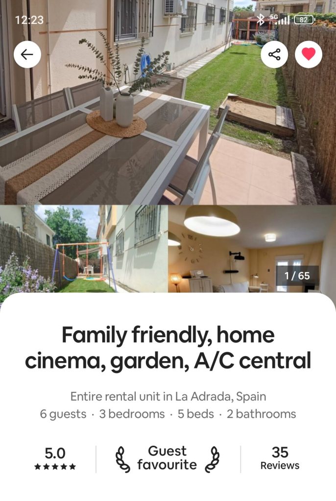 airbnb klein gredos